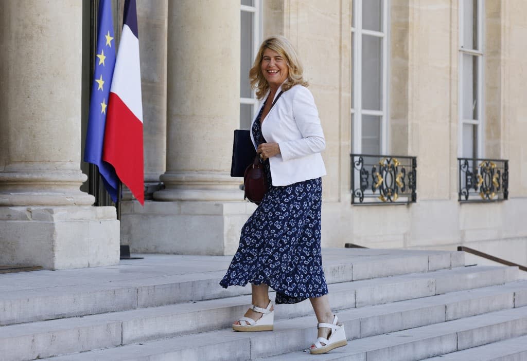 Dominique Faure le 4 juillet 2022 à l'Elysée  - Ludovic MARIN / AFP