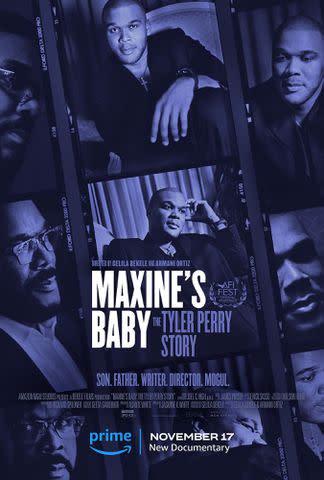 <p>Prime Video</p> Poster for 'Maxine's Baby: The Tyler Perry Story'