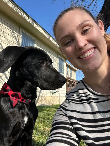 <p>Amanda McCloskey</p> Amanda McCloskey with her rescue dog Ryder