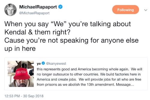 Michael Rapaport Kanye