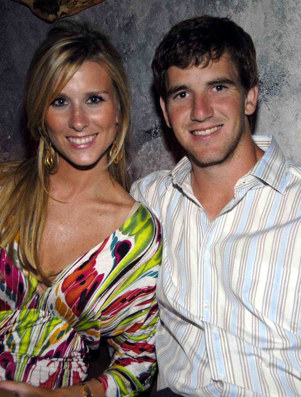 Abby McGraw and Eli Manning