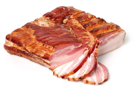 Hickory Smoked BAcon, Broadbent Original BAcon