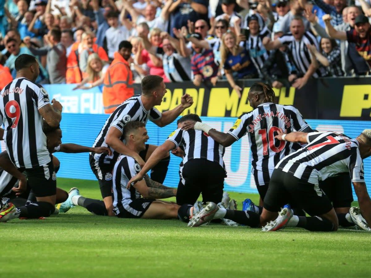 Newcastle are looking to build on a superb start to the season (AFP via Getty Images)