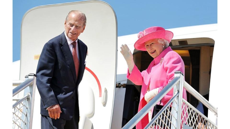 Queen Elizabeth and Prince Philip visiting Australia in 2011