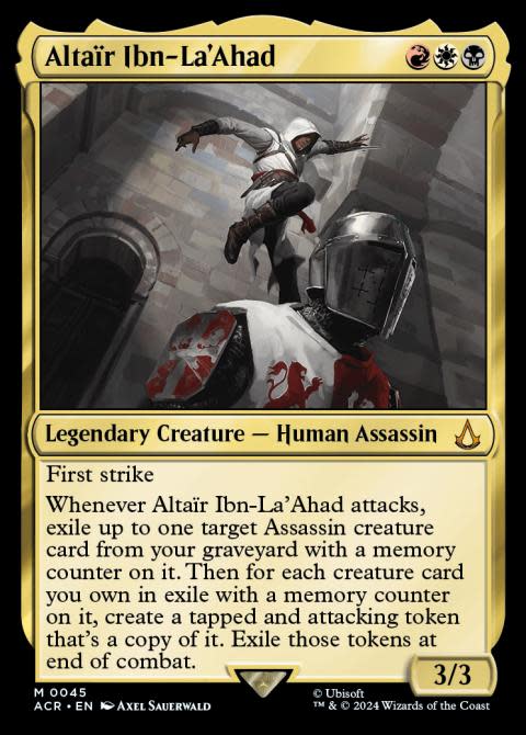 Primer vistazo a las cartas de Assassin's Creed para Magic: The Gathering