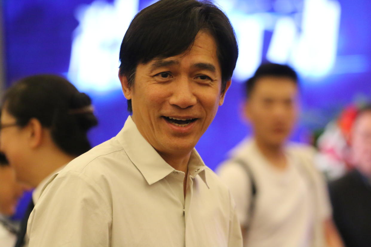 BEIJING, CHINA - MAY 24: Actor Tony Leung Chiu-wai attends a press conference of a new film on May 24, 2019 in Beijing, China. (Photo by VCG/VCG via Getty Images)