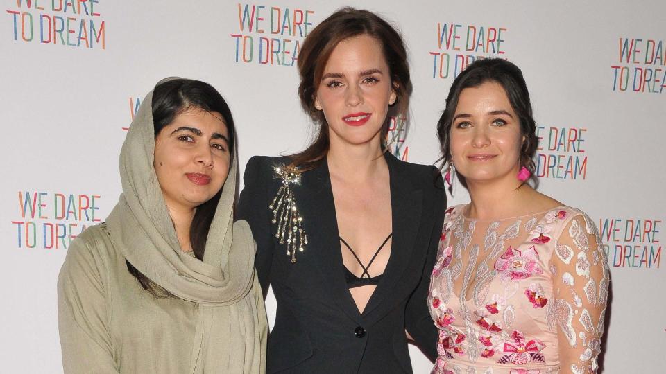 Malala Yousafzai, Emma Watson and Waad Al-Kateab