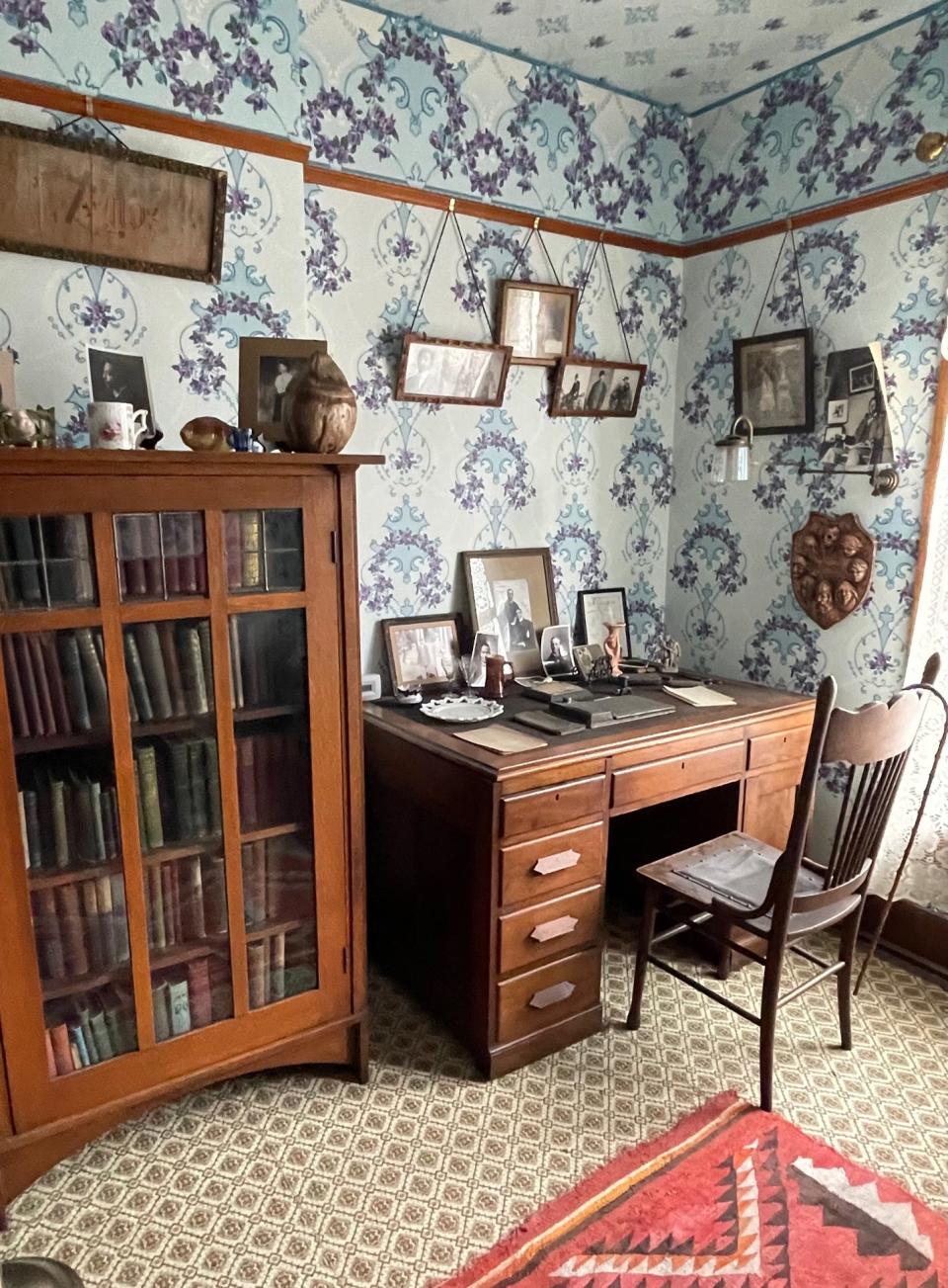 Visitors can see Dunbar's study, which was preserved by his mother after he died at age 33.