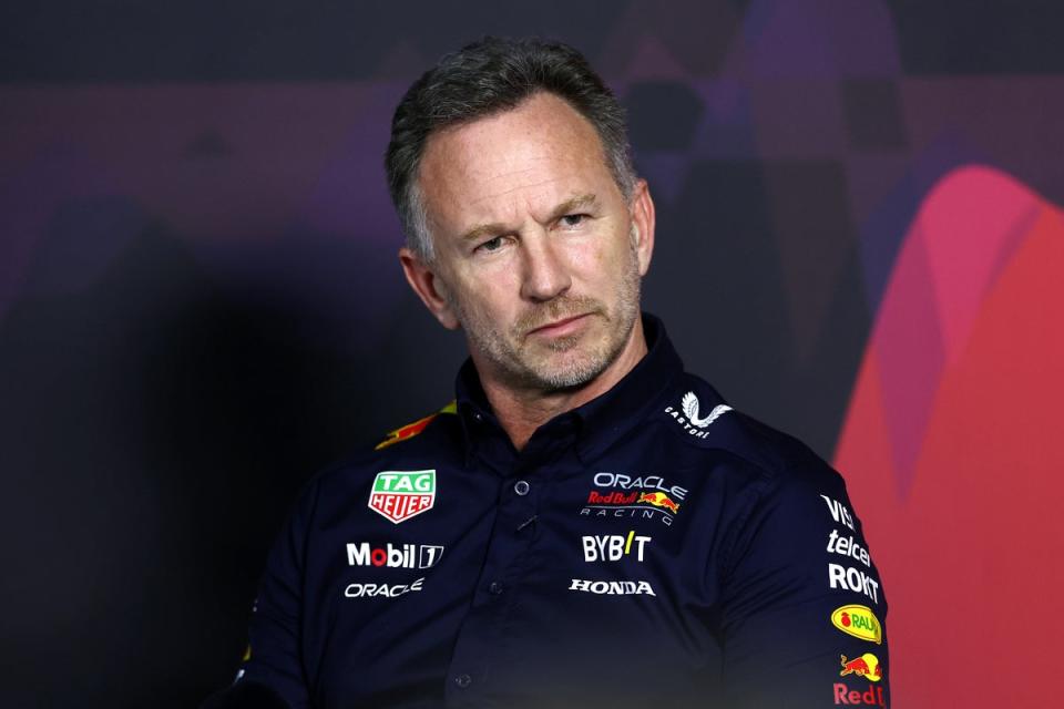 Christian Horner implored on Thursday: ‘The intrusion on my family is enough’ (Getty Images)