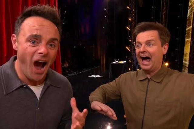 Ant and Dec in shock as BGT judge uses golden buzzer for 'funniest ever act'