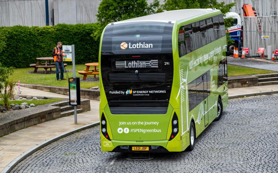 Edinburgh has already introduced fully electric double-decker buses - Stuart Nicol Photography