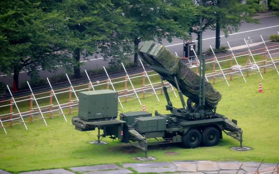 A PAC-3 Patriot missile unit - AP/Shizuo Kambayashi