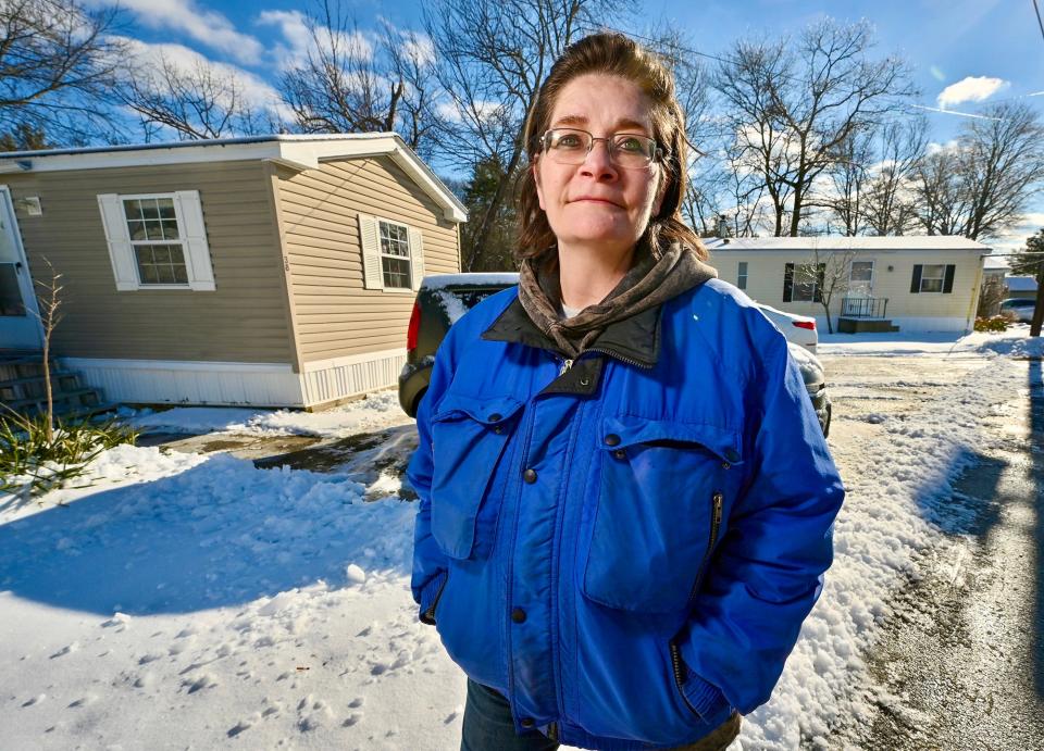 American Mobile Home Park resident Amy Case.