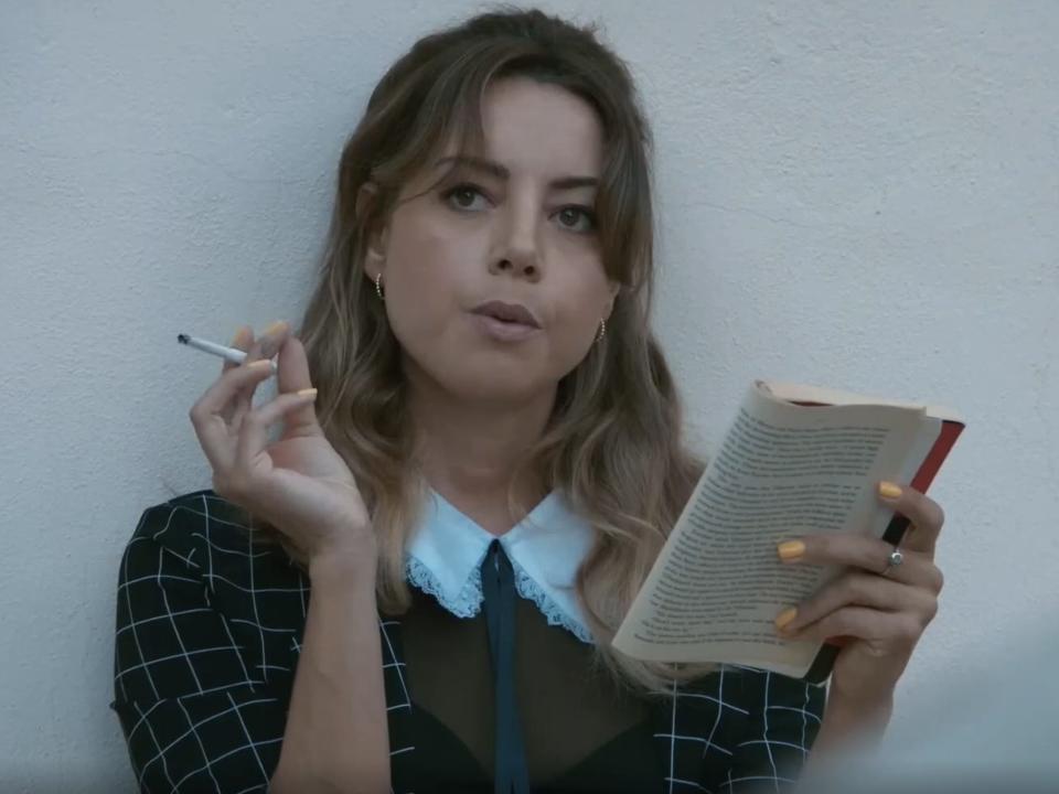 Aubrey Plaza in "Spin Me Round"