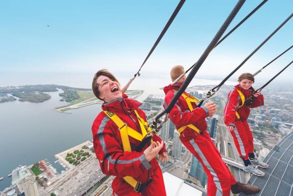 Enjoy the thrills of the EdgeWalk Experience (Destination Ontario)