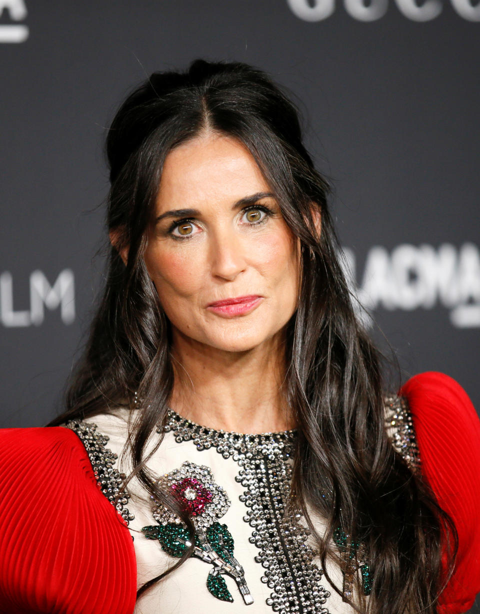 Actor Demi Moore poses at the Los Angeles County Museum of Art (LACMA) Art+Film Gala in Los Angeles, October 29, 2016. (Photo: Danny Moloshok / Reuters)