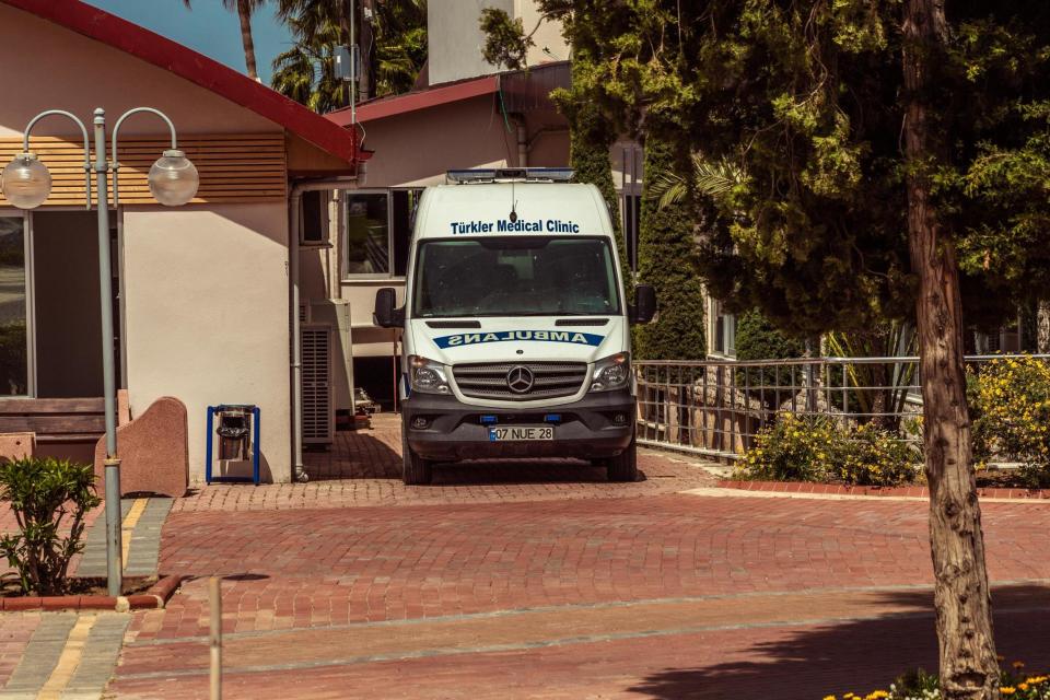 Electrocuted: A Turkish ambulance after five people were killed in a water park in Akyazi: Shutterstock / SergeyPerm73