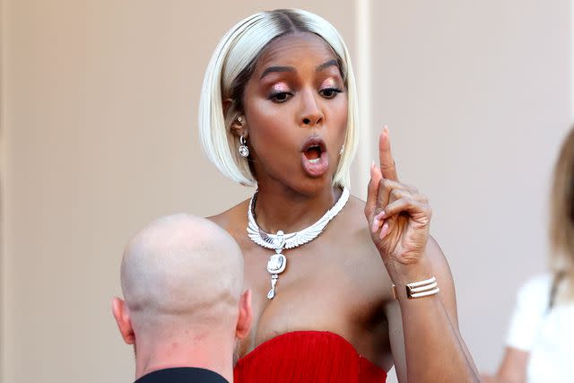 <p>Mike Marsland/WireImage</p> Kelly Rowland in Cannes on May 21, 2024