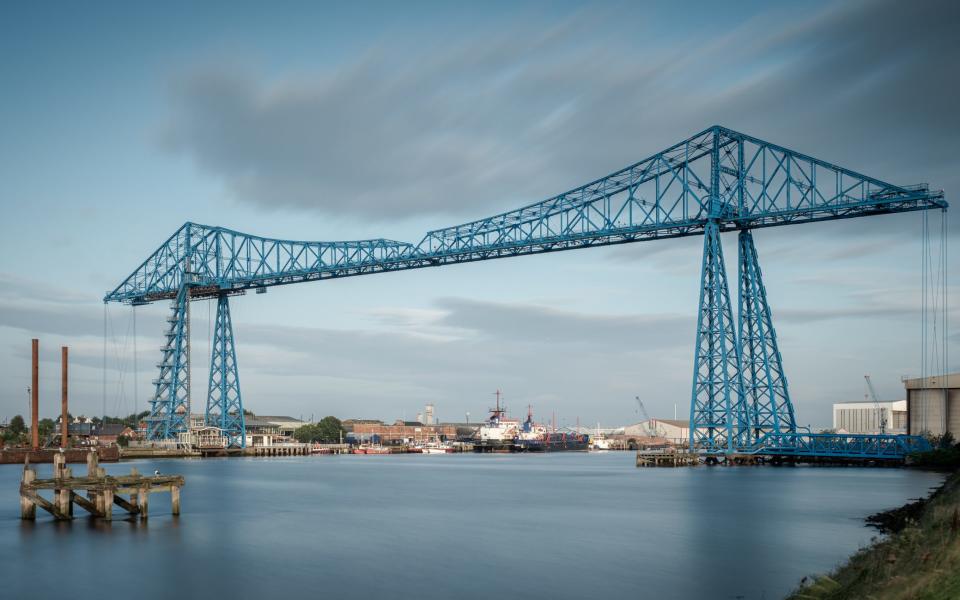 The Transporter Bridge... but there's little else to see in Middlesborough - GETTY