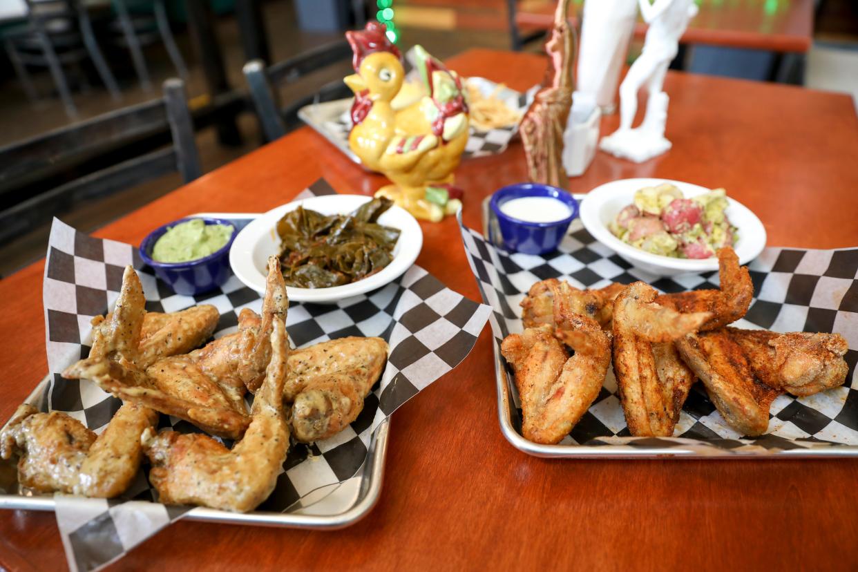 Chicken wings at Icarus, Salem's first women's sports bar.