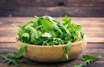 <p>Arugula is technically in season all year long, but it tastes best in early spring and fall. This peppery green is best known as the star of <a href="https://www.thedailymeal.com/cook/tips-and-tricks-upgrade-desk-lunch-salad-0?referrer=yahoo&category=beauty_food&include_utm=1&utm_medium=referral&utm_source=yahoo&utm_campaign=feed" rel="nofollow noopener" target="_blank" data-ylk="slk:upgraded salads;elm:context_link;itc:0;sec:content-canvas" class="link ">upgraded salads</a>, whether it's <a href="https://www.thedailymeal.com/farro-salad-recipe?referrer=yahoo&category=beauty_food&include_utm=1&utm_medium=referral&utm_source=yahoo&utm_campaign=feed" rel="nofollow noopener" target="_blank" data-ylk="slk:paired with farro;elm:context_link;itc:0;sec:content-canvas" class="link ">paired with farro</a> or <a href="https://www.thedailymeal.com/recipes/arugula-orange-and-pomegranate-salad-recipe?referrer=yahoo&category=beauty_food&include_utm=1&utm_medium=referral&utm_source=yahoo&utm_campaign=feed" rel="nofollow noopener" target="_blank" data-ylk="slk:citrus and pomegranate;elm:context_link;itc:0;sec:content-canvas" class="link ">citrus and pomegranate</a>. Beyond salads, arugula makes a <a href="https://www.thedailymeal.com/recipes/pancetta-pizza-recipe?referrer=yahoo&category=beauty_food&include_utm=1&utm_medium=referral&utm_source=yahoo&utm_campaign=feed" rel="nofollow noopener" target="_blank" data-ylk="slk:surprisingly scrumptious pizza topping;elm:context_link;itc:0;sec:content-canvas" class="link ">surprisingly scrumptious pizza topping</a> as well as a bold <a href="https://www.thedailymeal.com/recipes/egg-vegetable-and-sausage-skillet-recipe?referrer=yahoo&category=beauty_food&include_utm=1&utm_medium=referral&utm_source=yahoo&utm_campaign=feed" rel="nofollow noopener" target="_blank" data-ylk="slk:base for an eggy breakfast skillet;elm:context_link;itc:0;sec:content-canvas" class="link ">base for an eggy breakfast skillet</a>.</p>