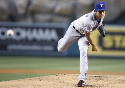 Yu Darvish barely misses perfect game as Texas Rangers thump