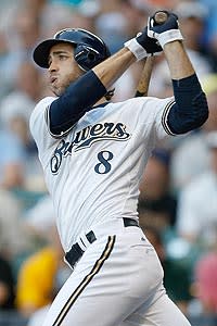 Ryan Braun won the MVP award after leading the Brewers to the NL Central title in 2011