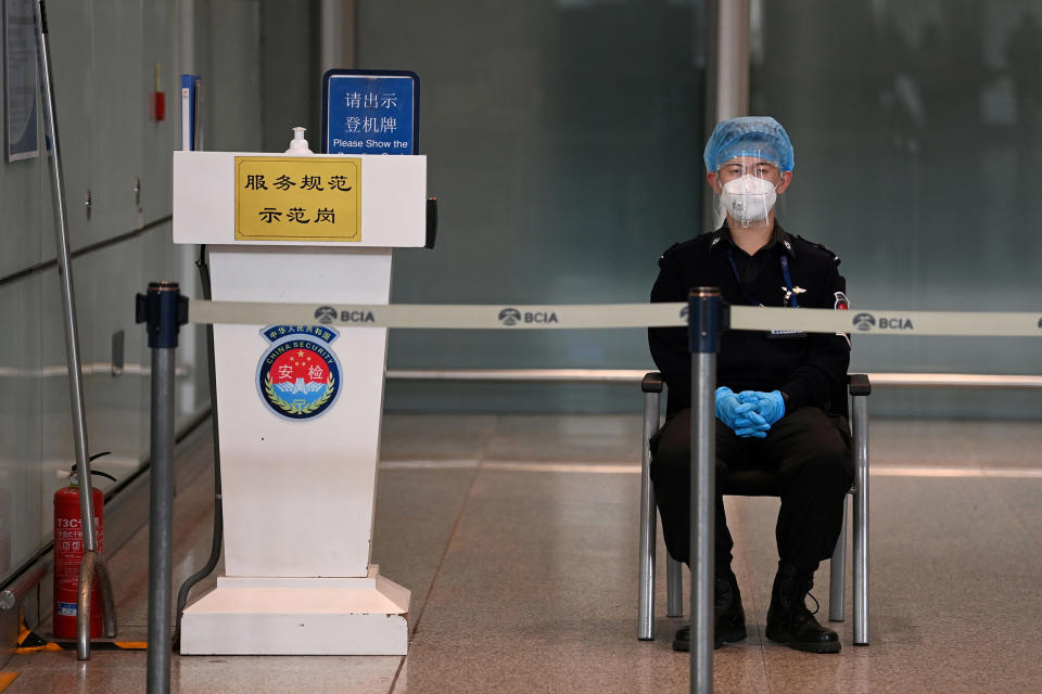 Image: IMAGE: Beijing airport (Greg Baker / AFP - Getty Images)