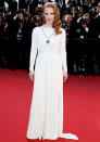 Cannes Film Festival 2013: Jessica Chastain dazzled in a white Versace dress.