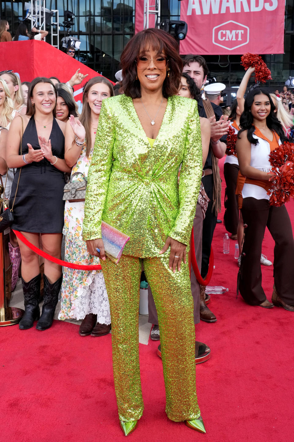 AUSTIN, TEXAS - APRIL 07: Gayle King attends the 2024 CMT Music Awards at Moody Center on April 07, 2024 in Austin, Texas. (Photo by Jeff Kravitz/Getty Images for CMT)