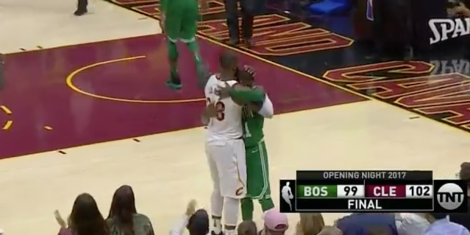 lebron kyrie hug