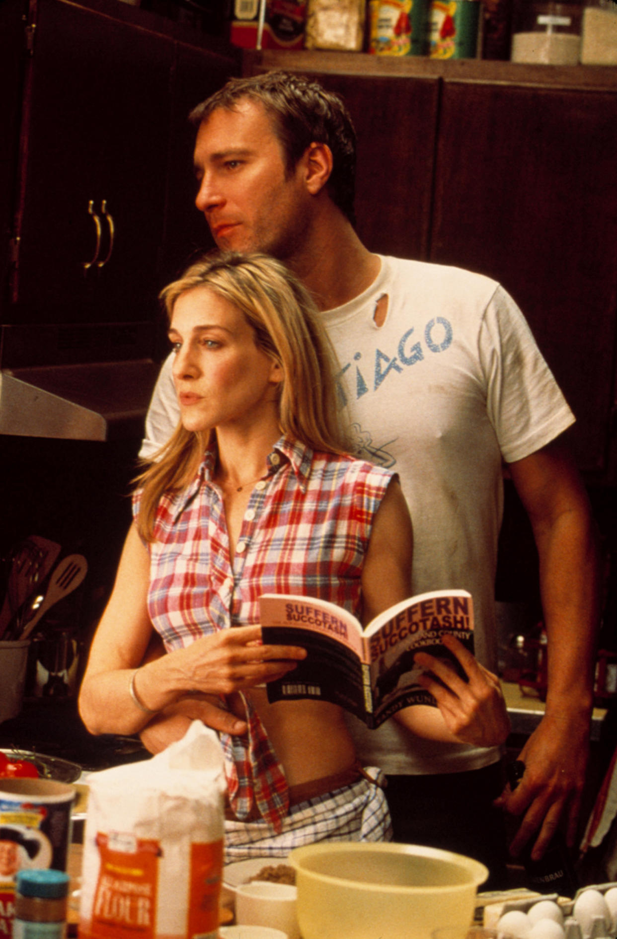 Sarah Jessica Parker and John Corbett<span class="copyright">HBO/Everett Collection</span>