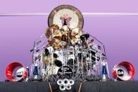 The largest drum set is comprised of 340 pieces, is owned by Dr. Mark Temperato (USA) and was counted in Lakeville, New York, USA.