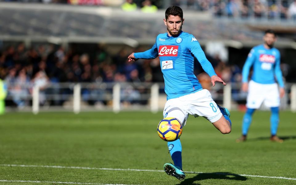 Nearly done: Manchester City have finally agreed a deal with Napoli for Jorginho