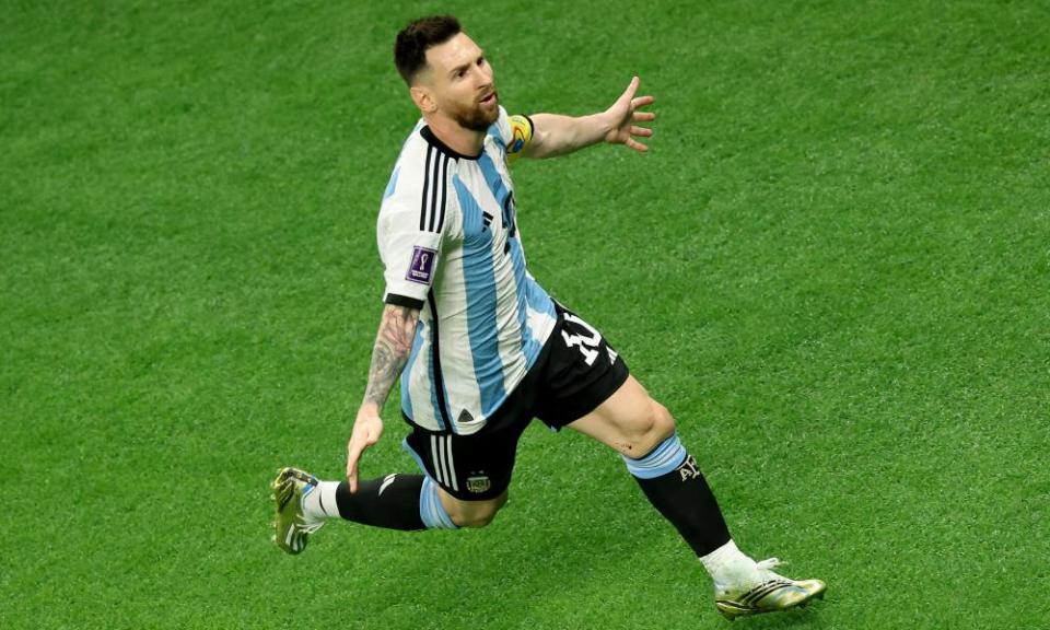 Lionel Messi of Argentina.