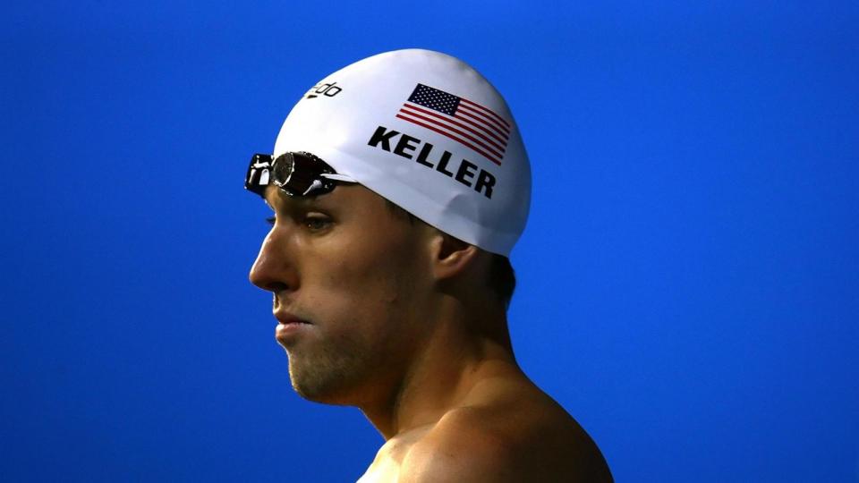 PHOTO: In this March 26, 2007, file photo, Klete Keller is shown after finishing second in the Men's 200m Freestyle heats during the XII FINA World Championships in Melbourne, Australia.  (Vladimir Rys/Bongarts via Getty Images, FILE)