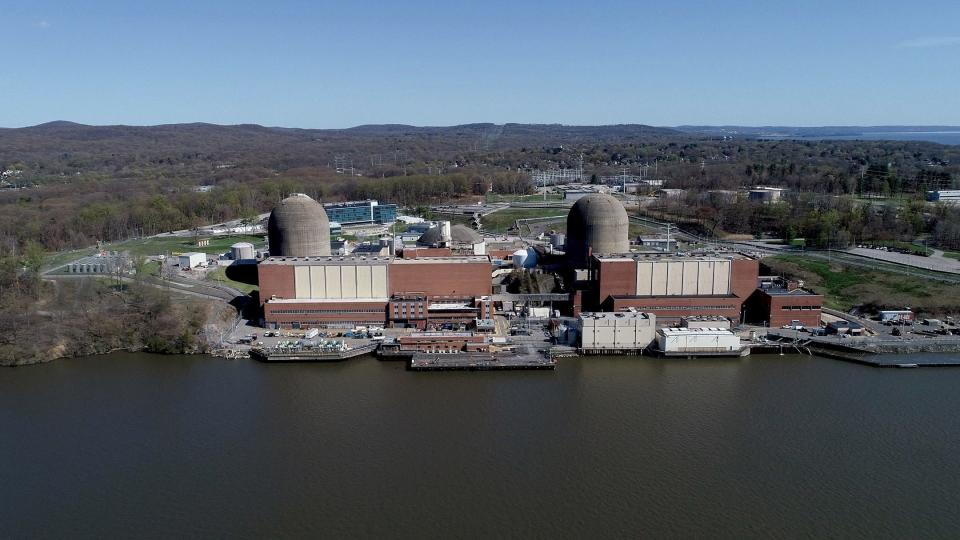 Drone photo of Indian Point Power Center in Buchanan on Tuesday, April 28, 2020.