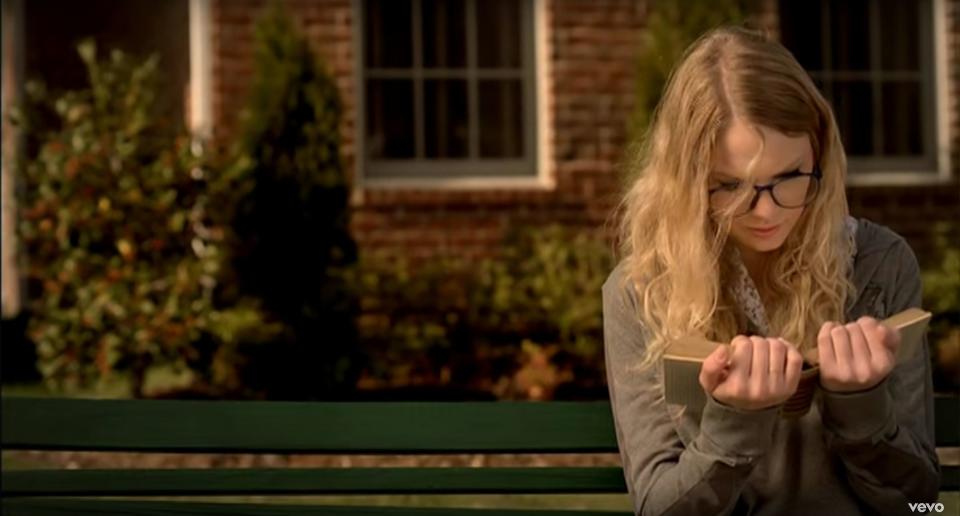 Forlorn on a park bench as she watches her one true love ride off with a gal who's all wrong for him ... is there anything teens related to more 10 years ago?