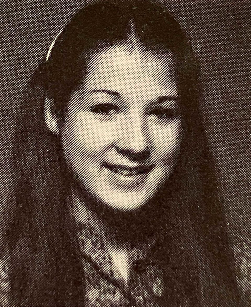 Mary Joan Lewis in high school yearbook photo (Courtesy Mary Joan Lewis)