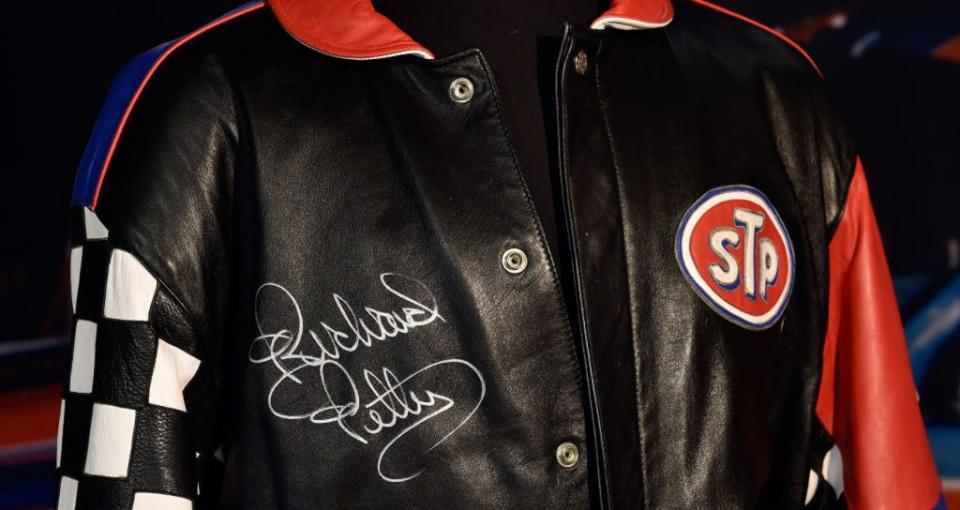 An autographed jacket bearing Richard Petty\