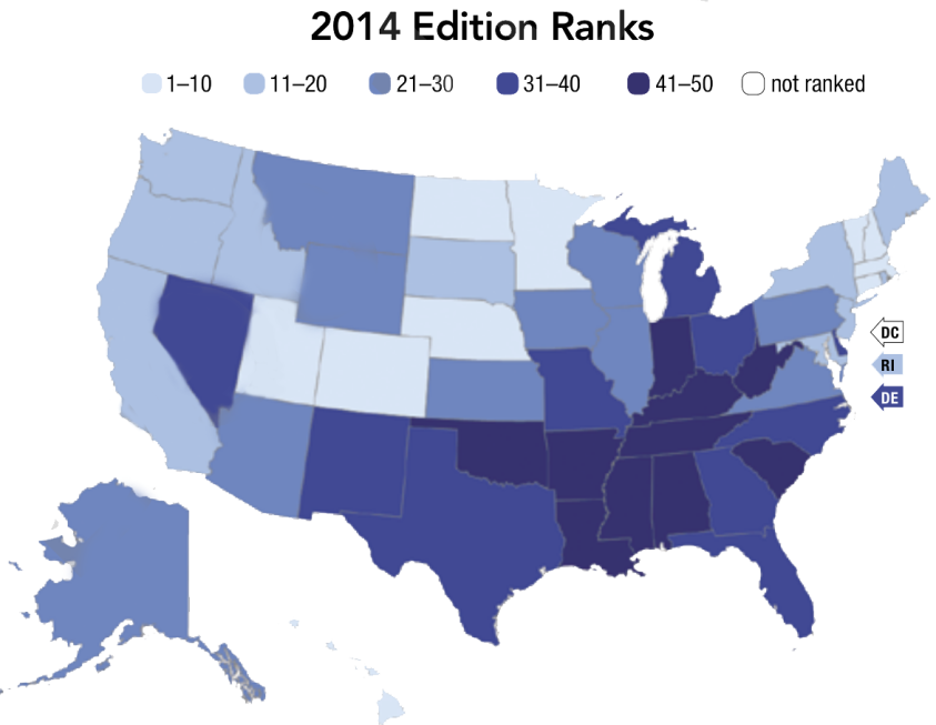 health rankings map