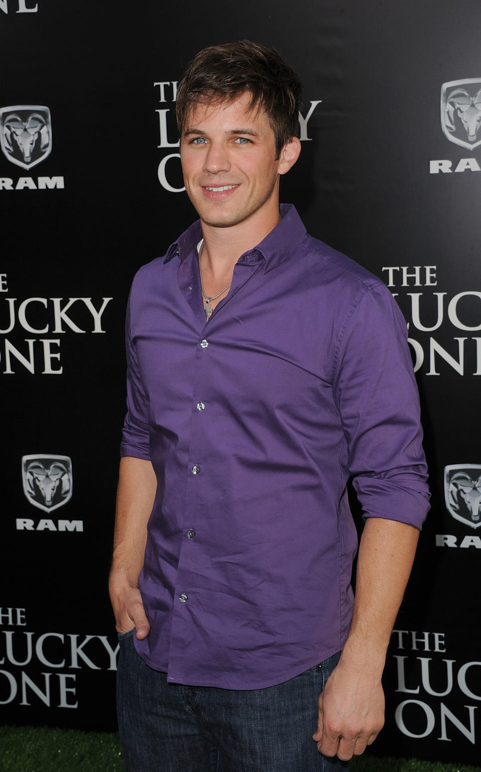 HOLLYWOOD, CA - APRIL 16: Actor Matt Lanter arrives at the premiere of Warner Bros. Pictures' 'The Lucky One' held at Grauman's Chinese Theatre on April 16, 2012 in Hollywood, California. (Photo by Jason Merritt/Getty Images)