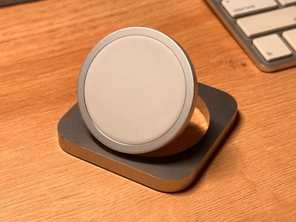 Apple's unreleased MagSafe "Magic Charger" iPhone stand