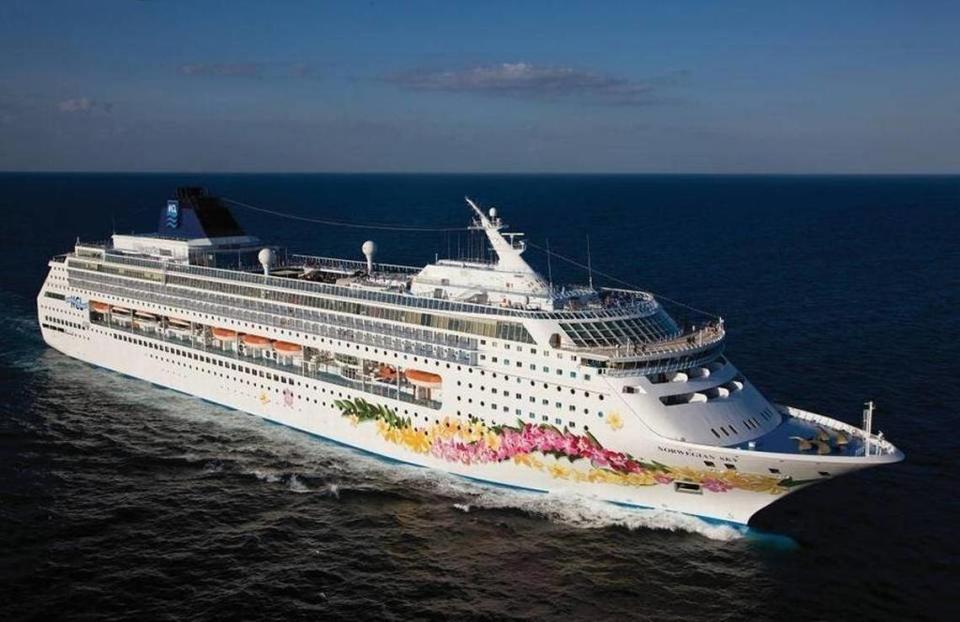 The Norwegian Sky, from Miami-based Norwegian Cruise Line..