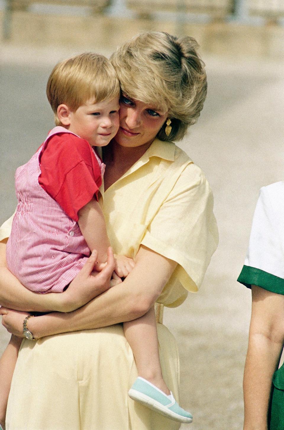 Prince Harry was 12 years old when Princess Diana died (1987 AP)