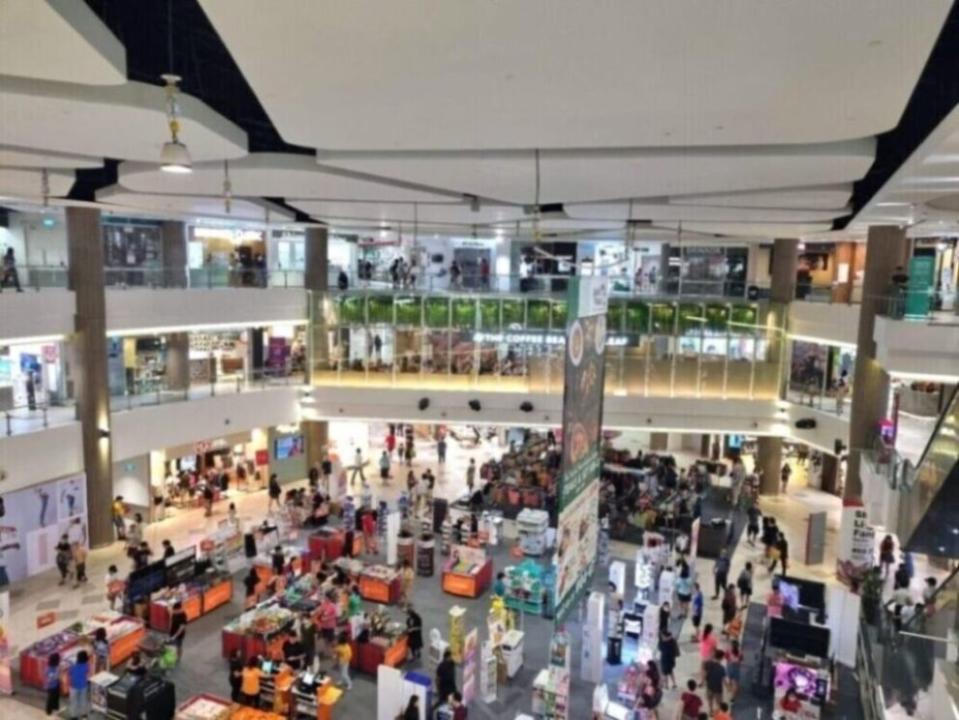 compass one - mall interior