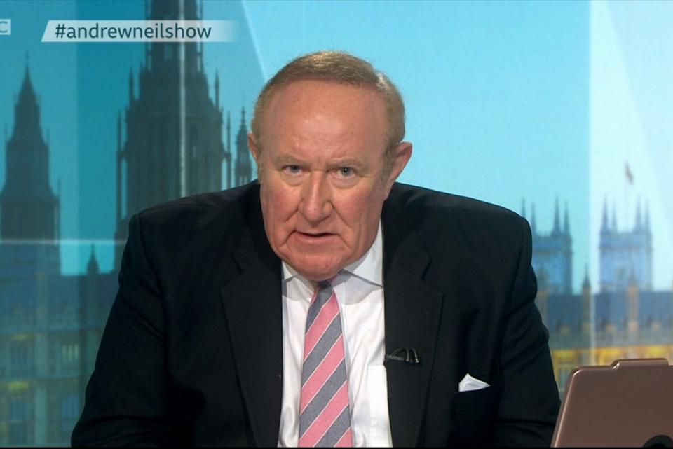 Andrew Neil: GB News chairman and presenterBBC