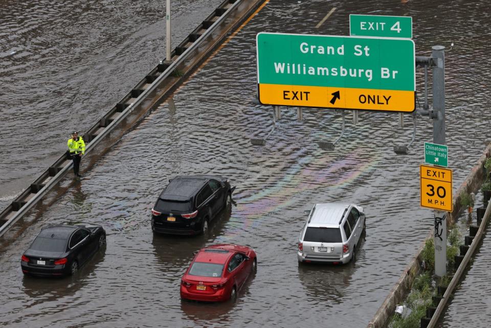 New York City was hit with widespread flashflooding just days ago (REUTERS)