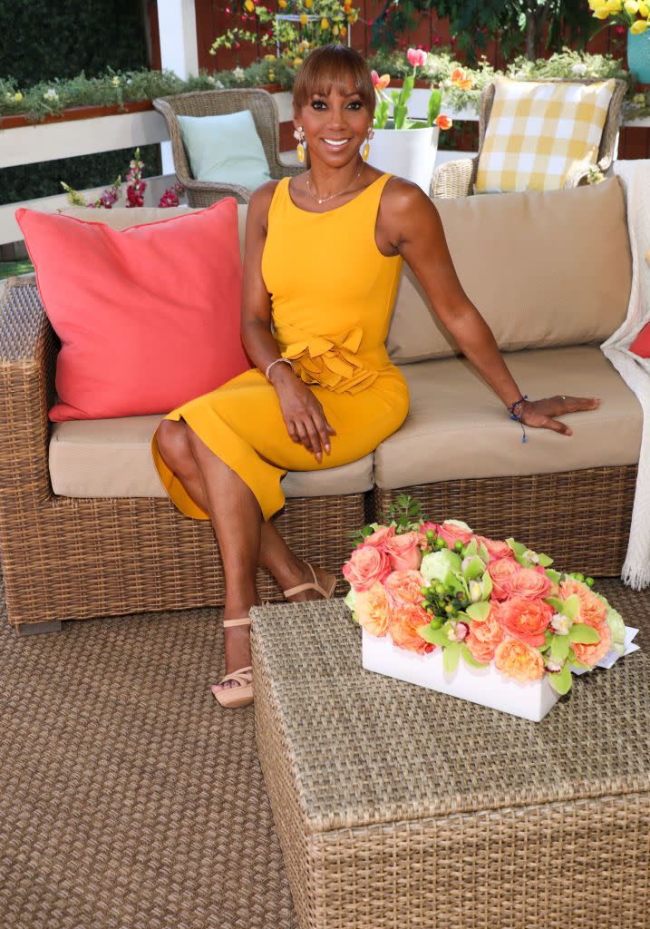 <p>Peete is undeniably fit and yet she keeps it simple with workouts at home. "I can't do trainers. I have a stair stepper at home, and I do Pilates," she told <a href="https://www.aarp.org/health/healthy-living/info-2014/holly-robinson-peete.html" rel="nofollow noopener" target="_blank" data-ylk="slk:AARP" class="link rapid-noclick-resp"><em>AARP</em></a>.</p>