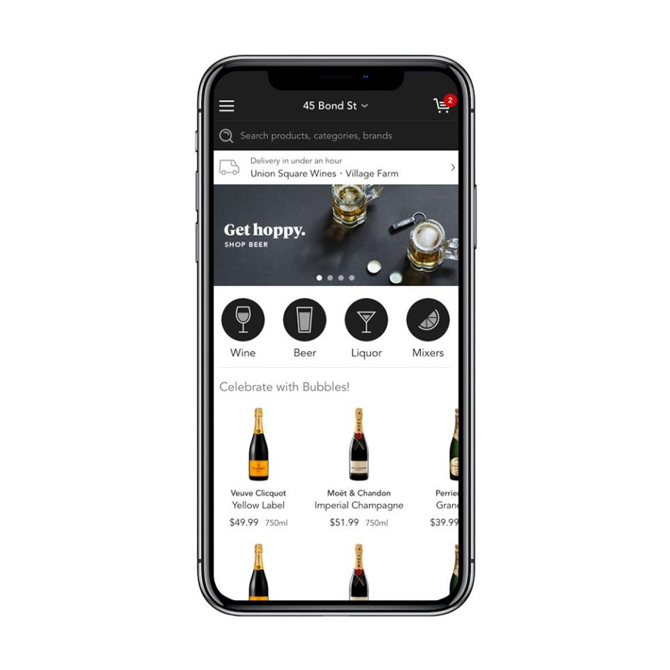 7) Minibar Alcohol Delivery App